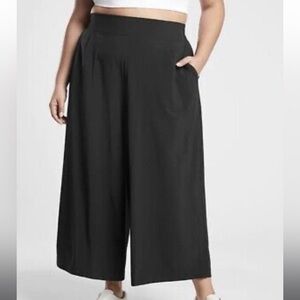 Athleta Black Wide Leg Women's Pants Size 12 NWT